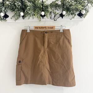 Women’s Patagonia Brown Skirt With Built In Shorts Size 8 15-3060